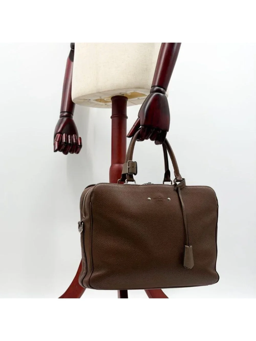 Louis Vuitton Alma de MM Taurillon 2-Way Briefcase